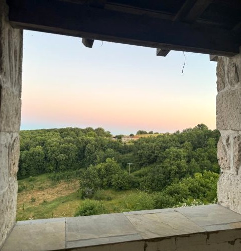 cuisine d'été fenêtre vue web